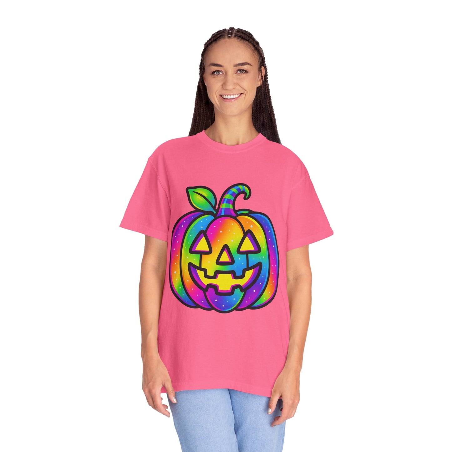 Colorful Pumpkin T-shirt for Halloween
