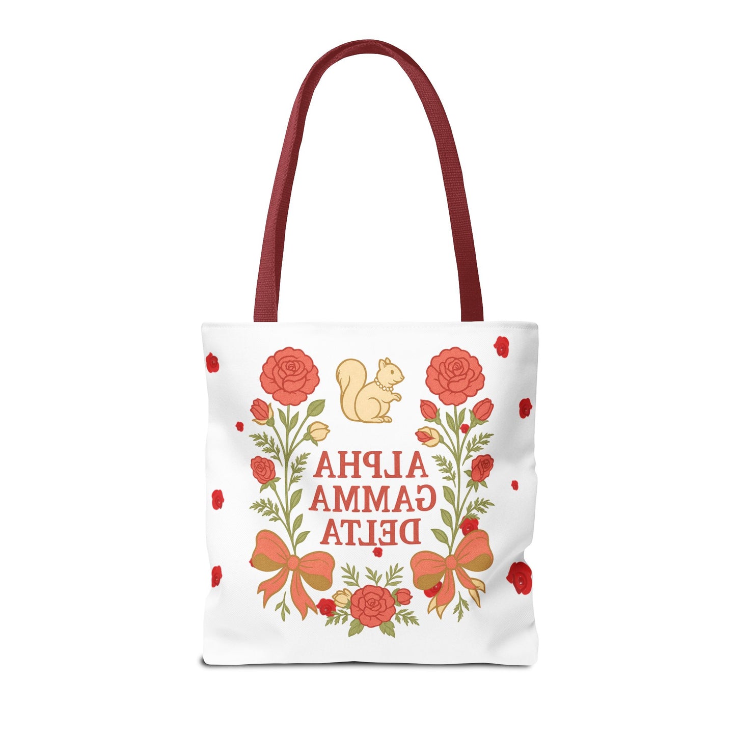 Floral Tote Bag | Alpha Gamma Delta Collection | Perfect for Sorority Events & Graduates