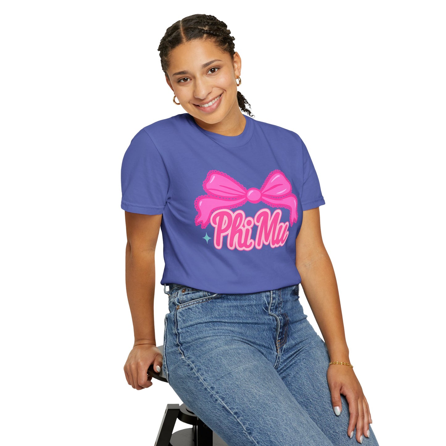 PhiMu Bow Pink Sorority T-Shirt