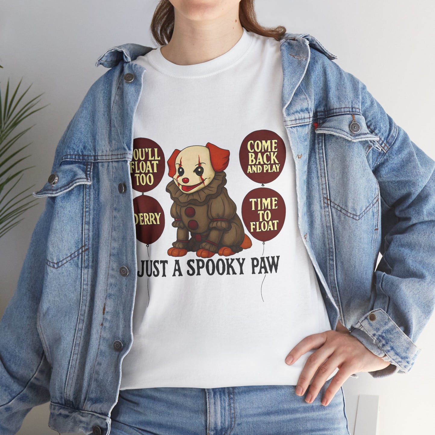 Spooky Dog Tee Clown Pup Pennywise