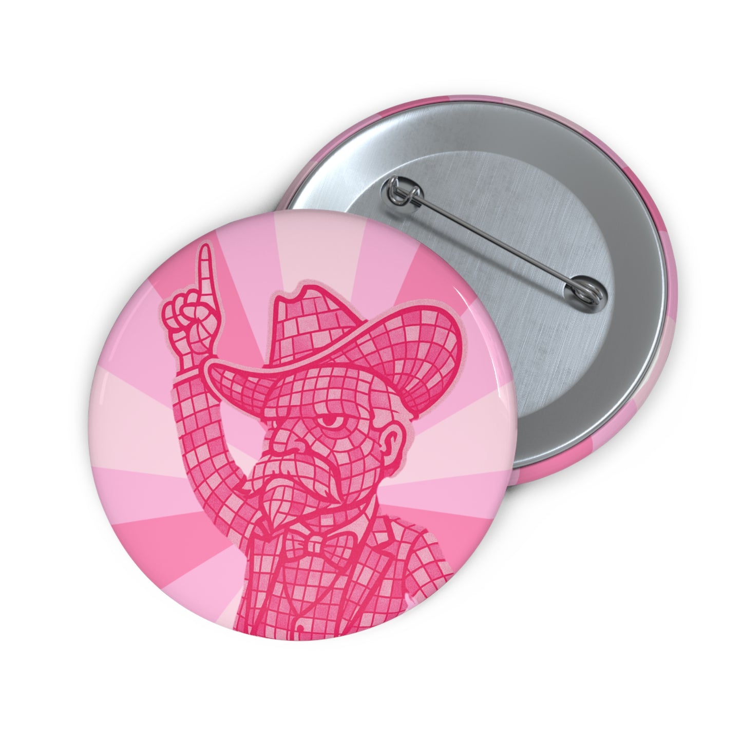 MS Rebels Game Day Vintage Pin Buttons