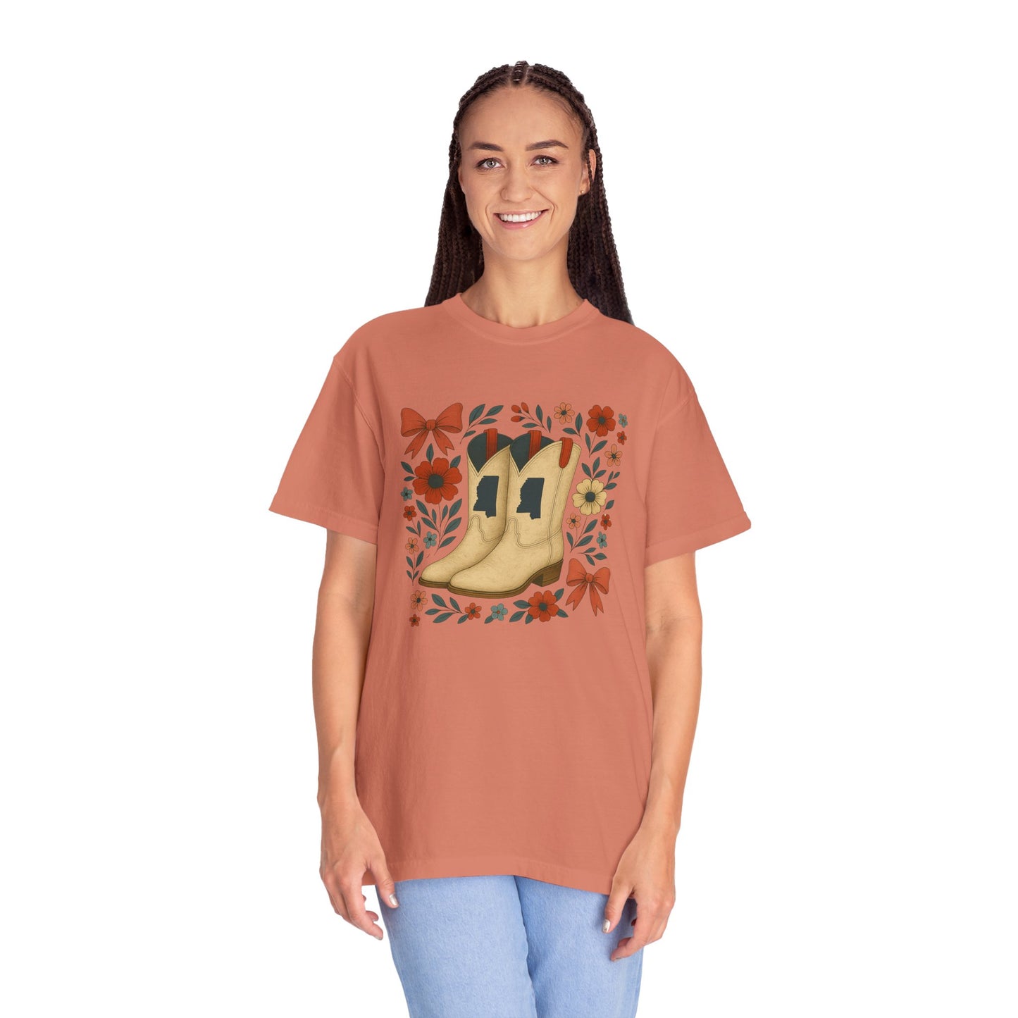 Mississippi Coquette Bow Unisex Tee - Ole Miss Fan Gift