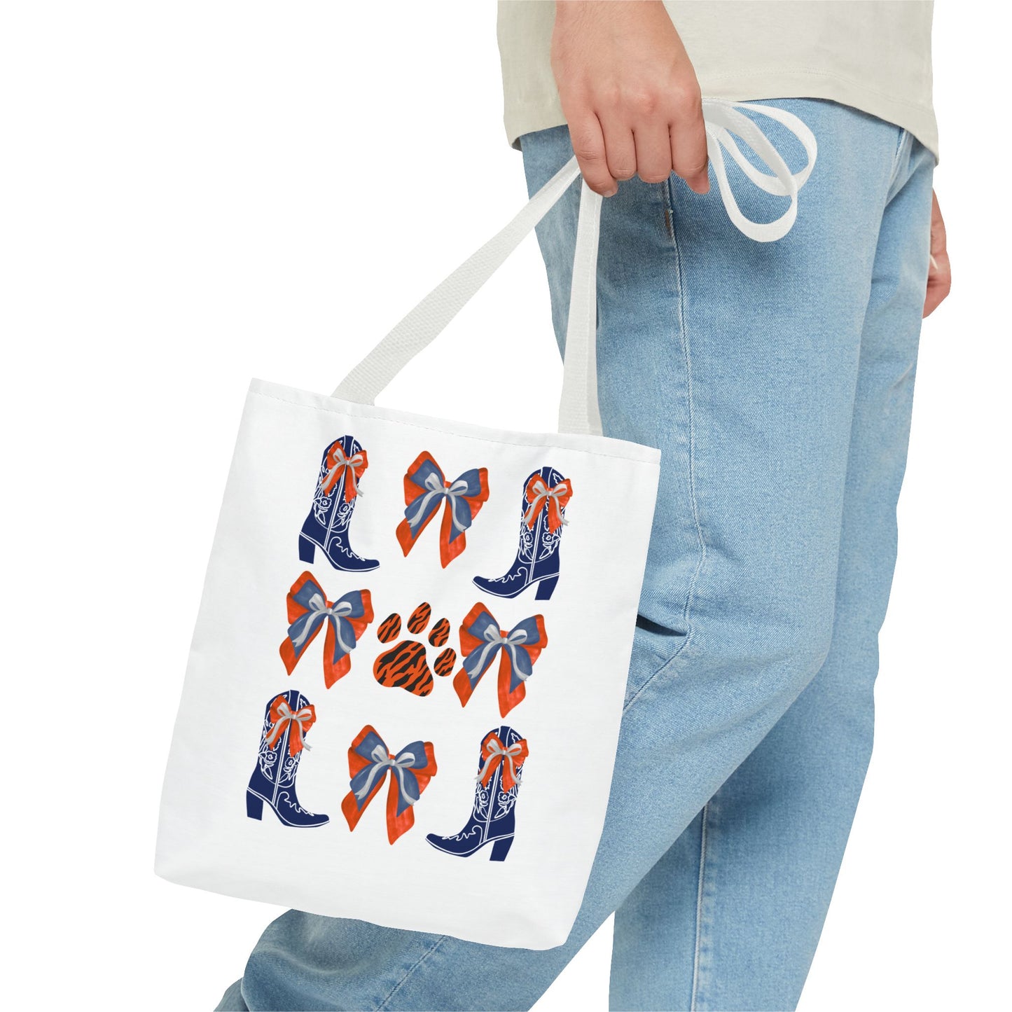Au Tigers Spirit Tote Bag, Cute Accessories, Back to School, Gift for Sports Fans, Cheerleading Team Bag, war eagle, go tigers, auburn game day, auburn fan gift, graduation gift, auburn alumni