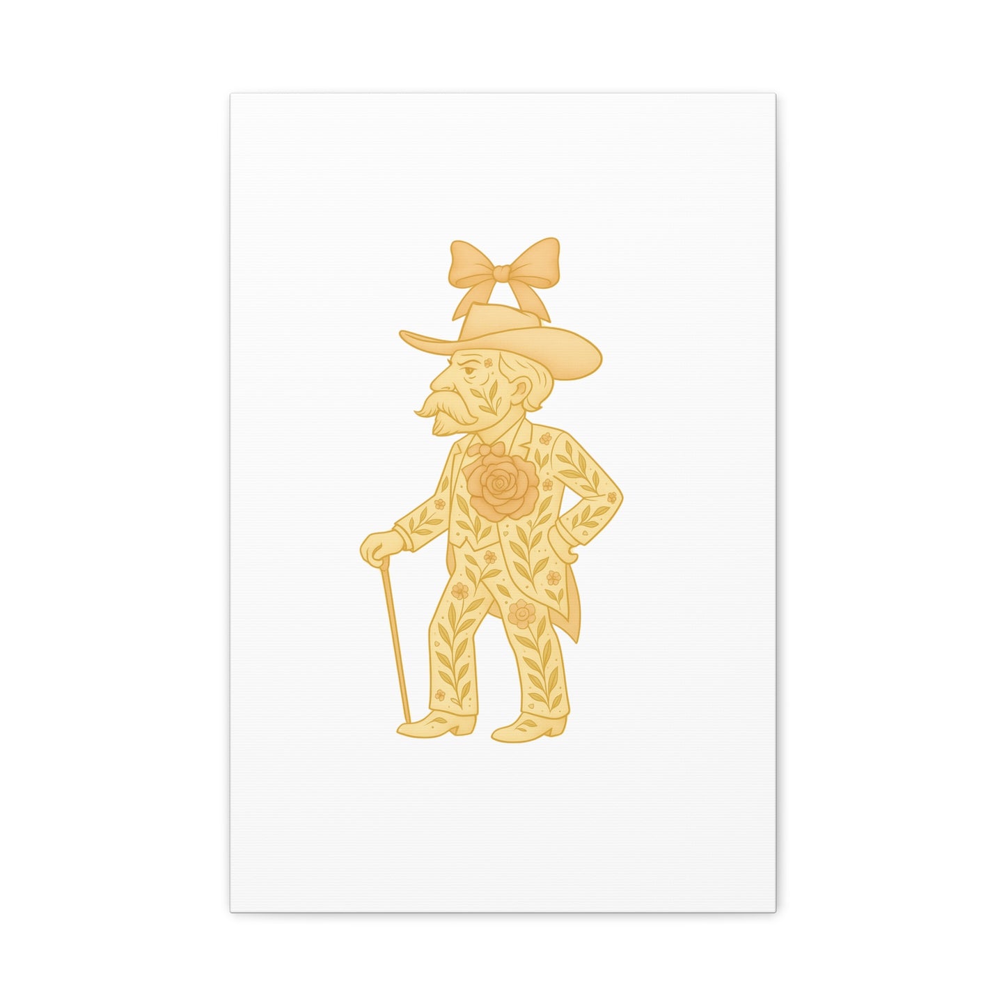Coquette Colonel Rebel Canvas Wall Art