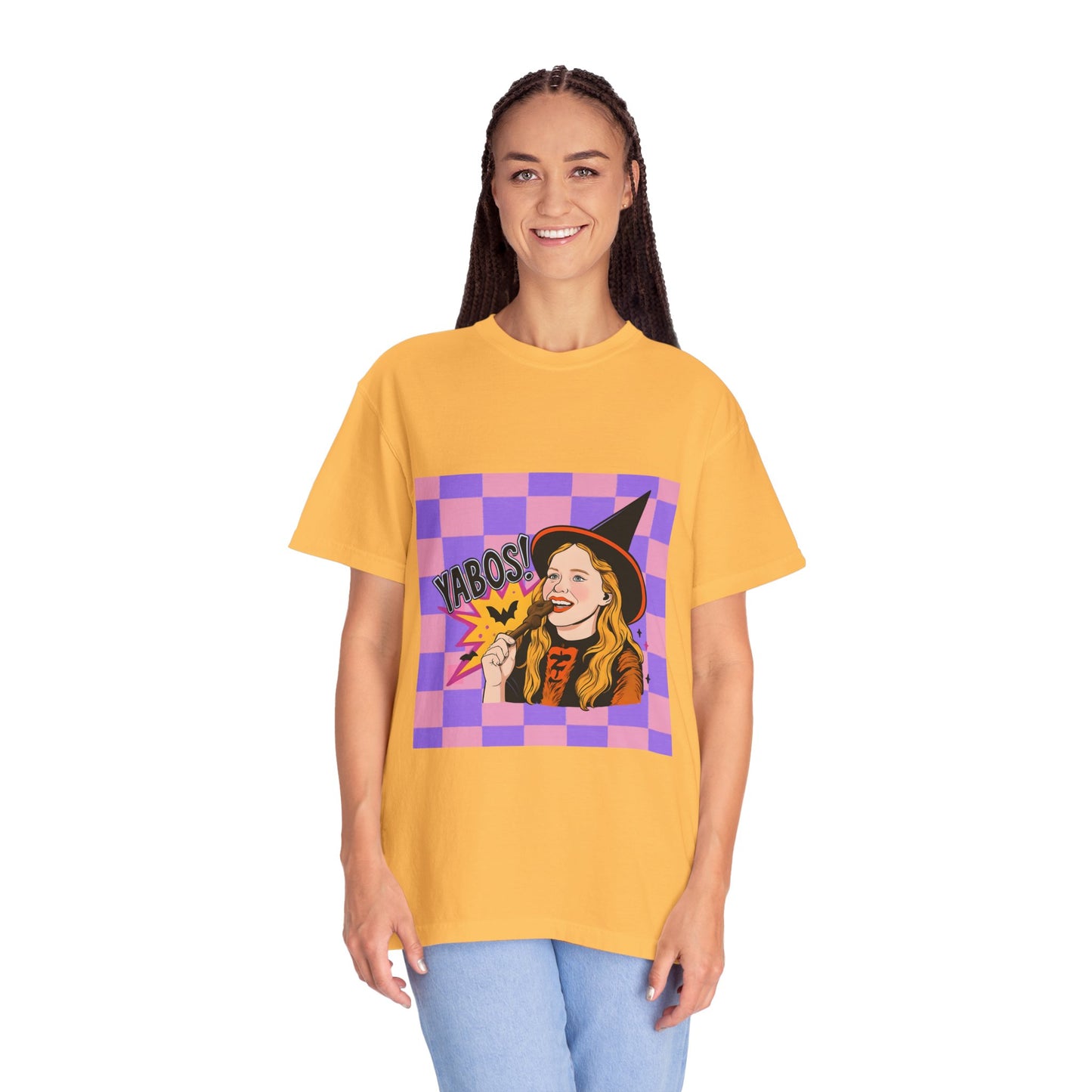 Witchy Vibes T-shirt - Yabos Graphic Tee, Cute Halloween Shirt, Unisex Funny Costume Top, October Celebration Attire, Gift for Witch Lovers