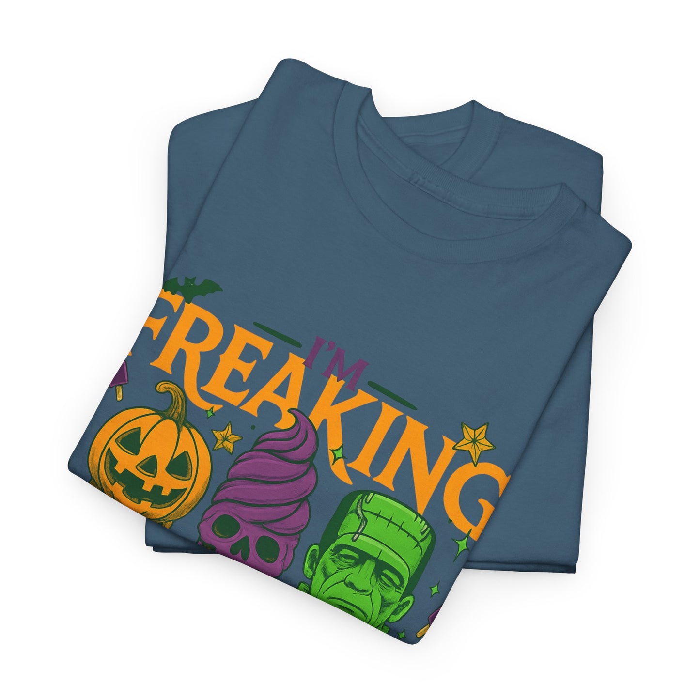 Halloween Unisex Heavy Cotton Tee, Fun Fall Shirt, Halloween Costume Top, Spooky Party Tee, Trick or Treat Apparel