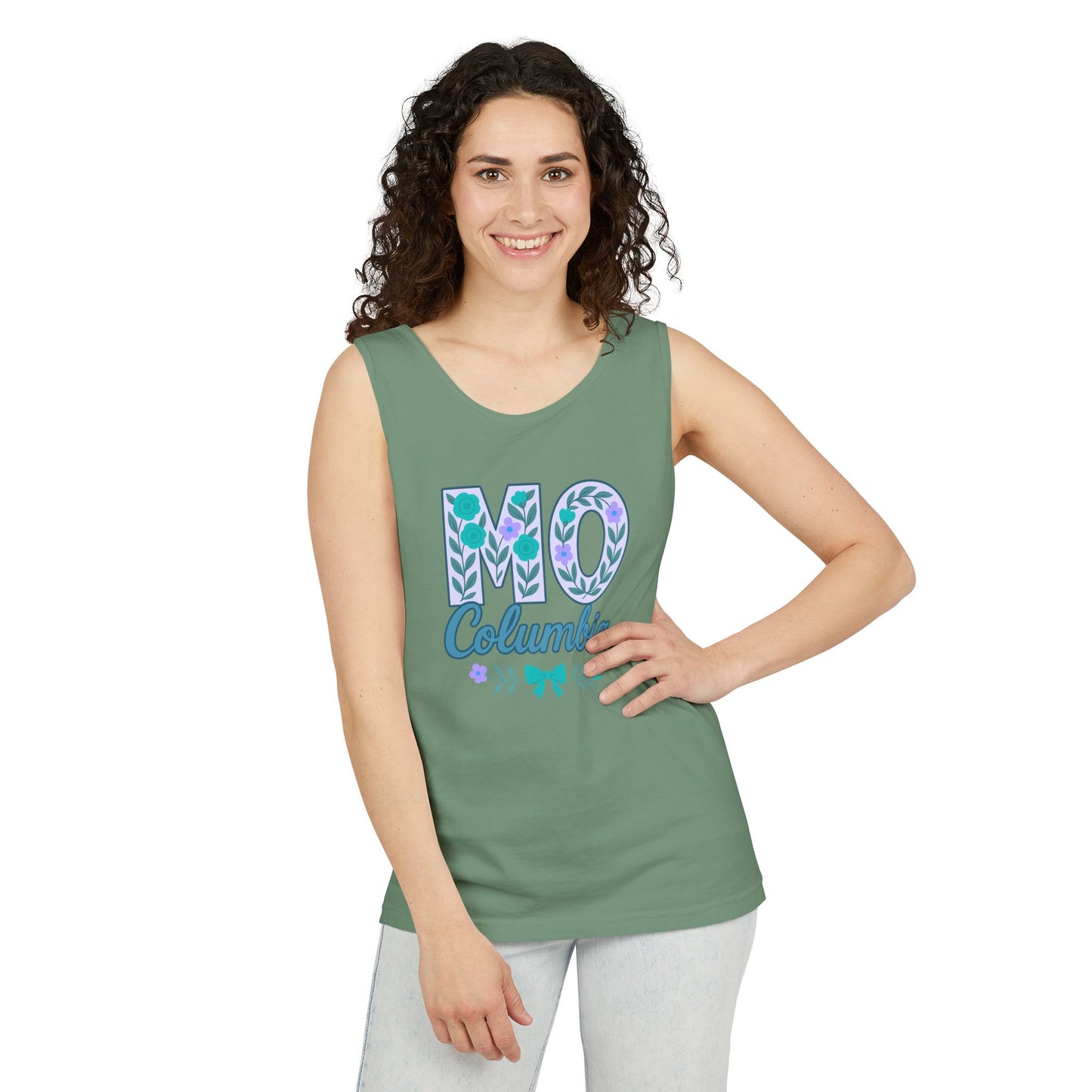 Missouri State Pride Tank Top, Unisex Summer Shirt, Columbia MO Graphic Tee, Comfort Colors, Graduation Gift