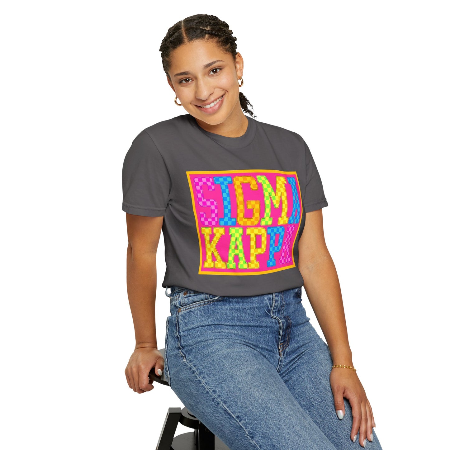 Colorful Sigma Kappa T-Shirt | Sorority Apparel