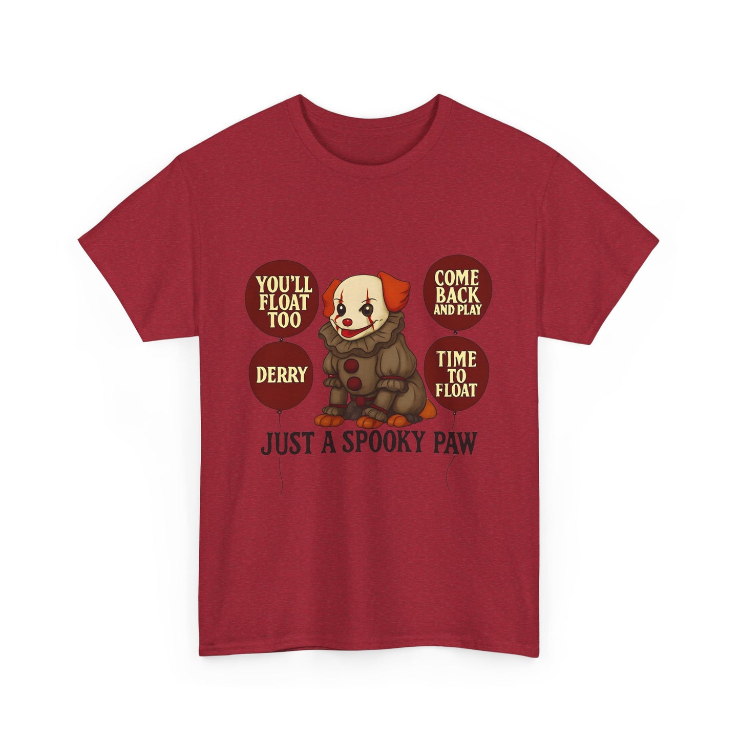 Spooky Dog Tee Clown Pup Pennywise