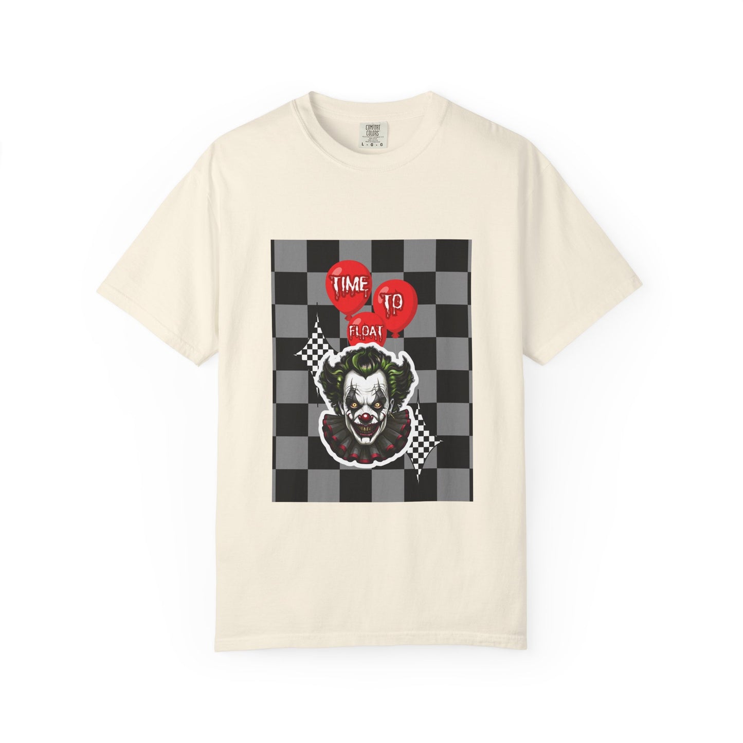Creepy Clown Graphic T-Shirt, Halloween Costume Tee, Unisex Horror Shirt, Fun Gift for Fans, Graphic Novelty Wear, Casual Outfit