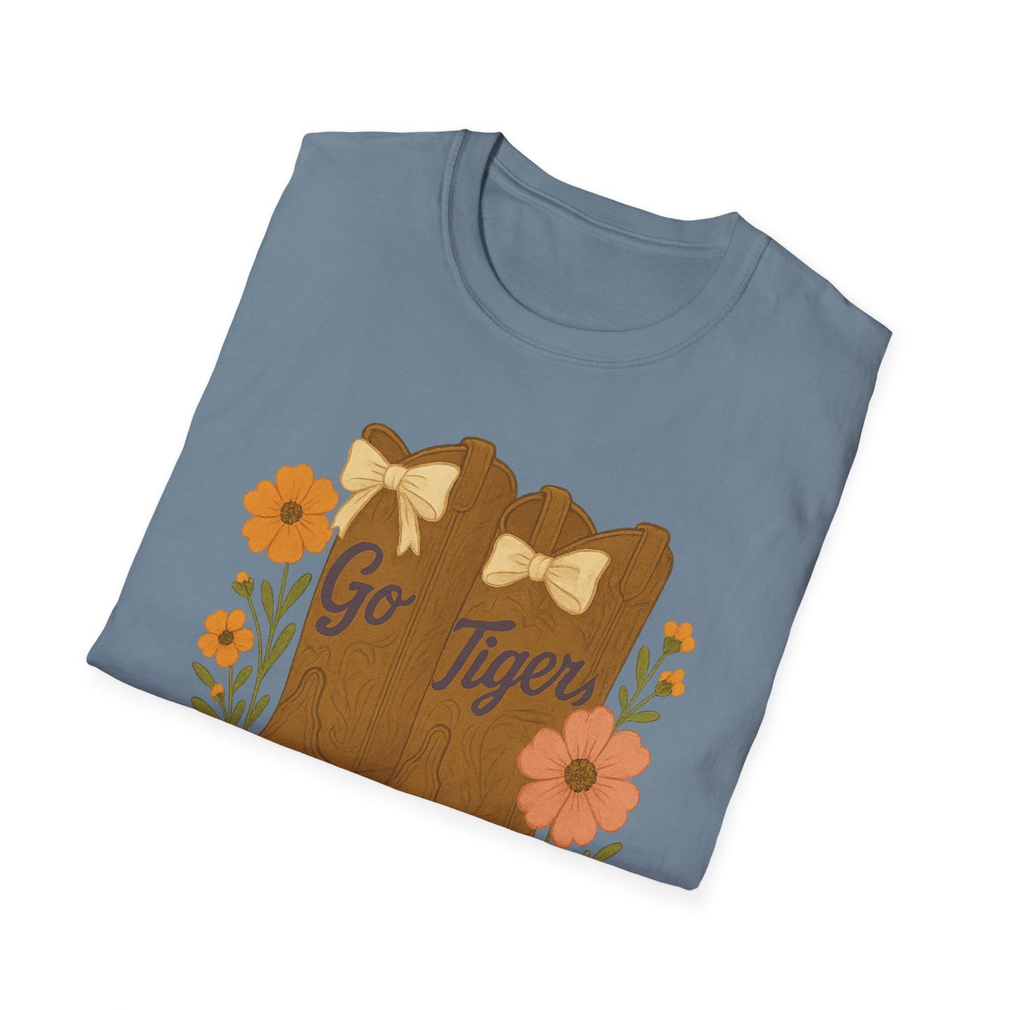 SC Tigers Country Boots Unisex T-Shirt | Cute Southern Style Tee, Go Tiger Shirt, Perfect for Game Day, Clemson Game Day, Graduation Gift, College Student Gift