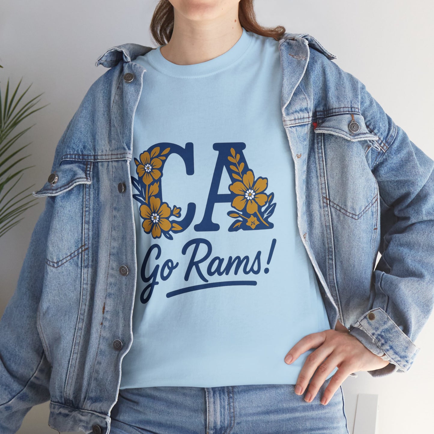 CA Rams Floral Tee