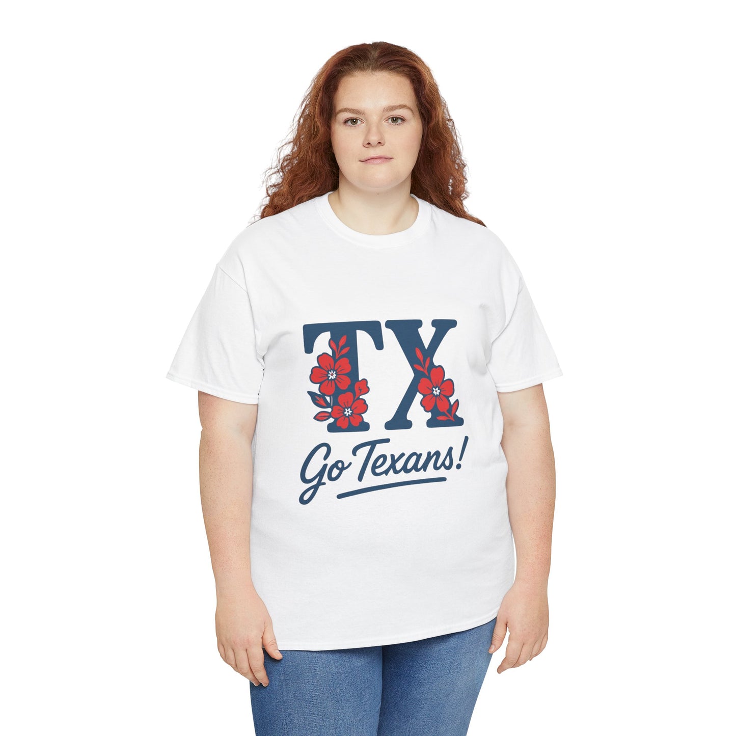 Texas Pride Unisex Cotton Tee | Go Texans! T-Shirt, Casual Wear, Game Day Shirt, Gift for Fans, Spring/Summer Style
