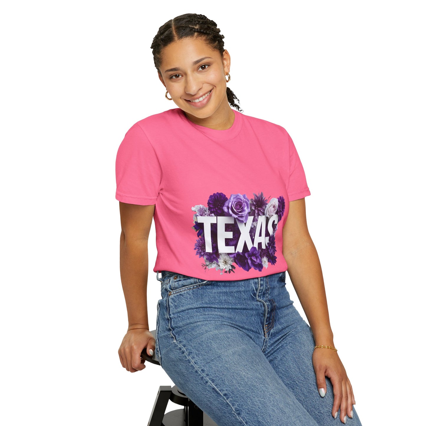 Texas Floral T-Shirt, Unisex Aesthetic Tee, Summer Outfit, Gift for Texan, Casual Style Shirt, Travel Souvenir Shirt
