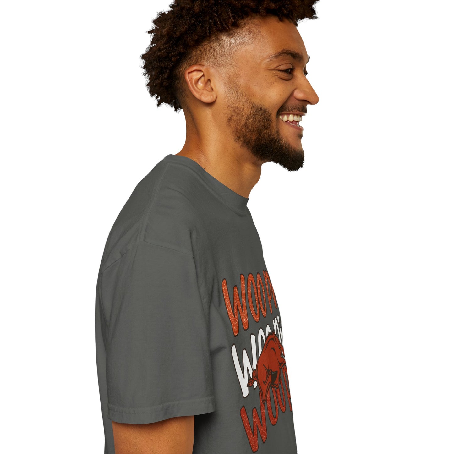 Woo Pig Garment-Dyed T-Shirt, Unisex Tee, Arkansas Pride Shirt, Casual Everyday Wear, College Game Day Tee, Fun Graphic Tee