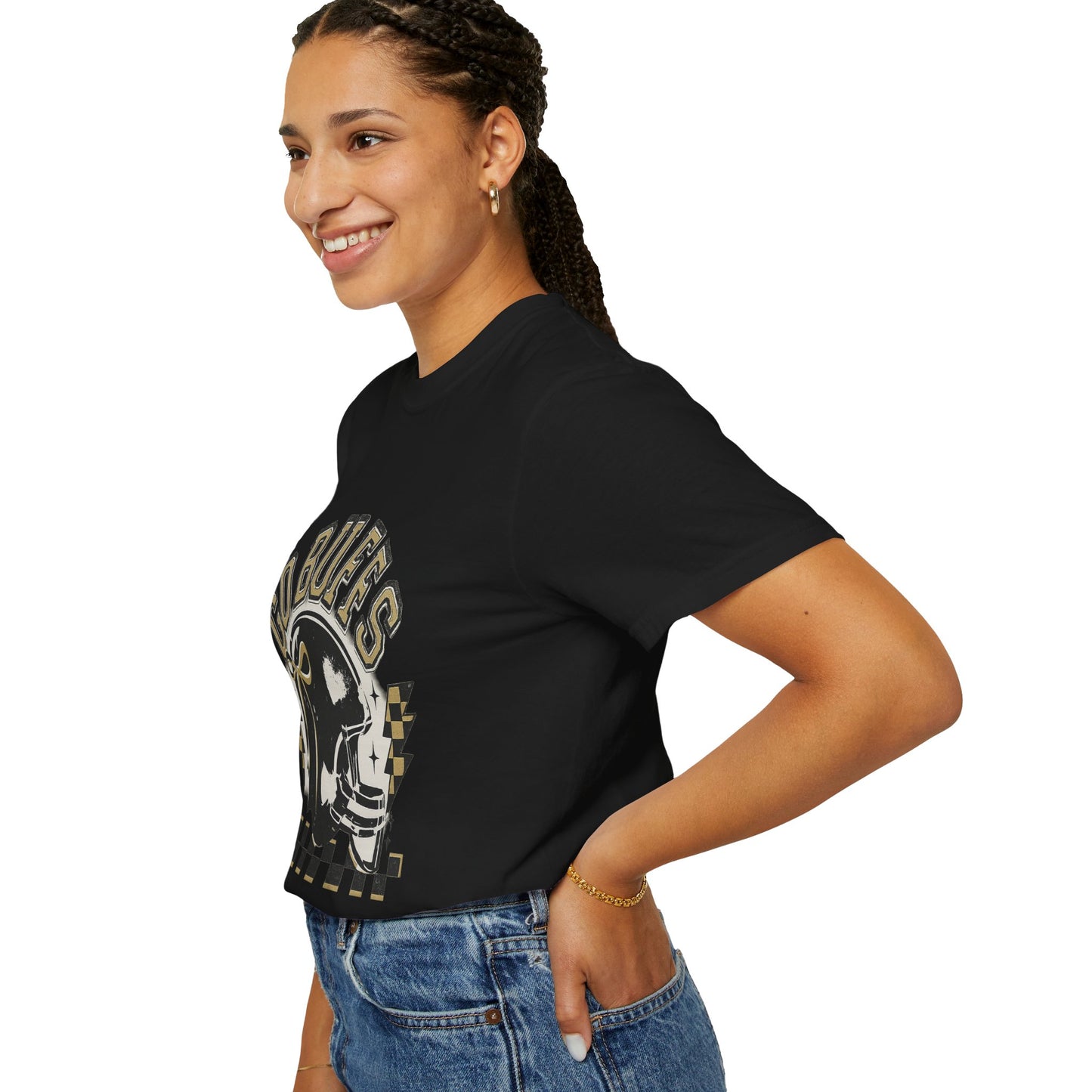 Vintage Sports Fan T-Shirt - Go Buffs Graphic Tee