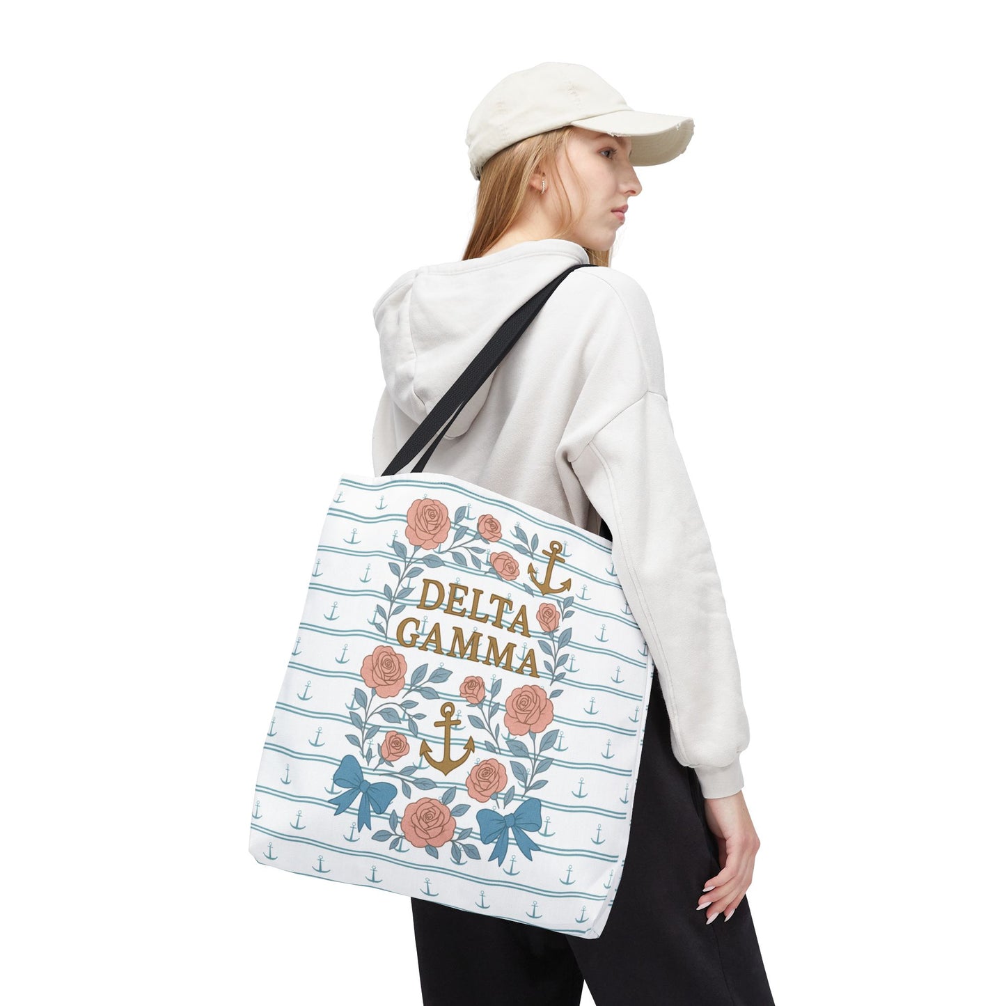 Floral Tote Bag - Delta Gamma Sisterhood Gift