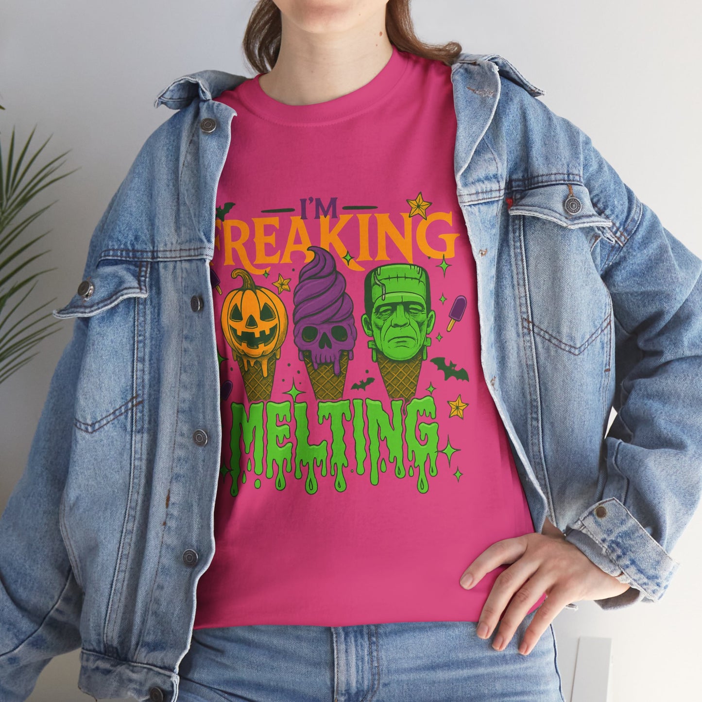 Halloween Unisex Heavy Cotton Tee, Fun Fall Shirt, Halloween Costume Top, Spooky Party Tee, Trick or Treat Apparel