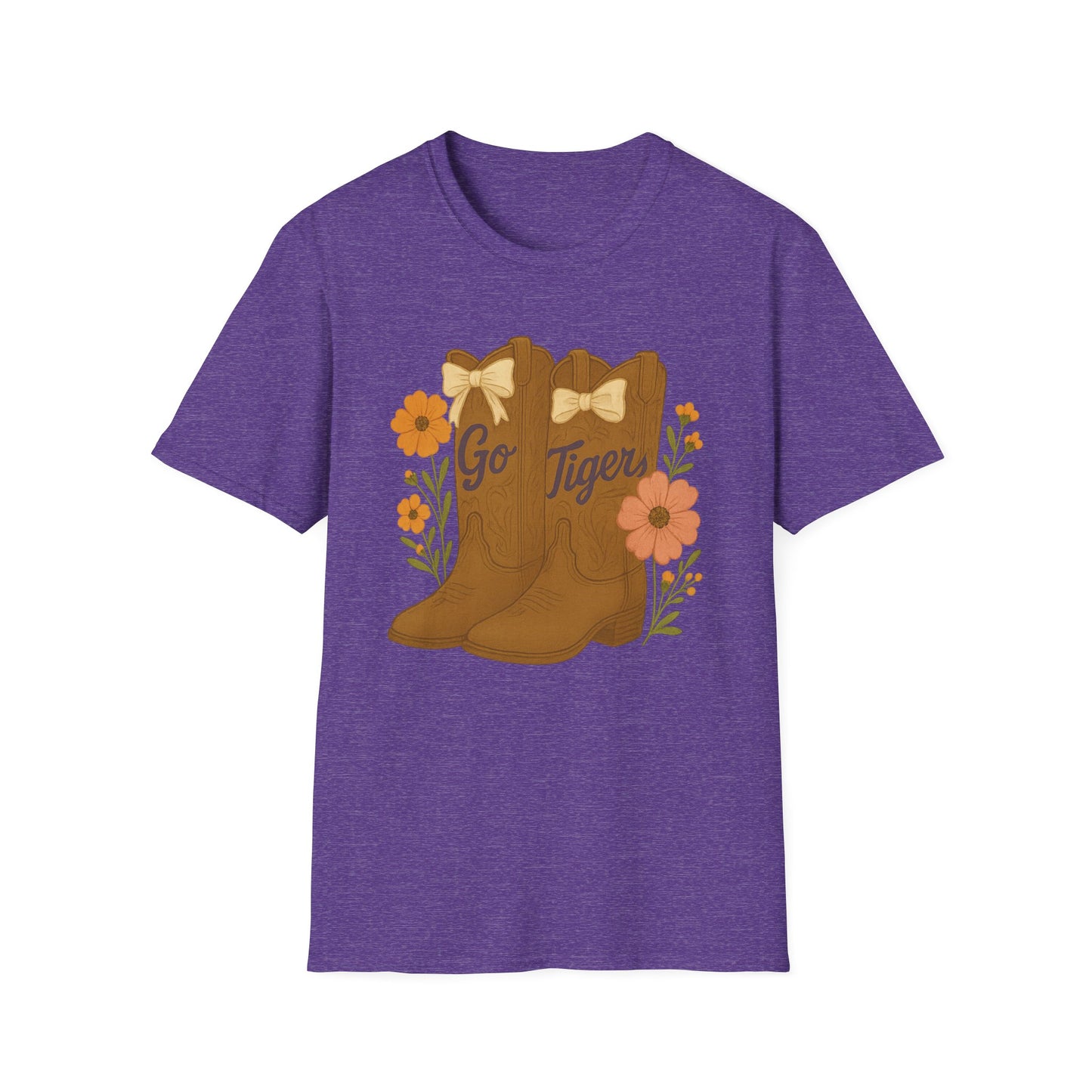 SC Tigers Country Boots Unisex T-Shirt | Cute Southern Style Tee, Go Tiger Shirt, Perfect for Game Day, Clemson Game Day, Graduation Gift, College Student Gift