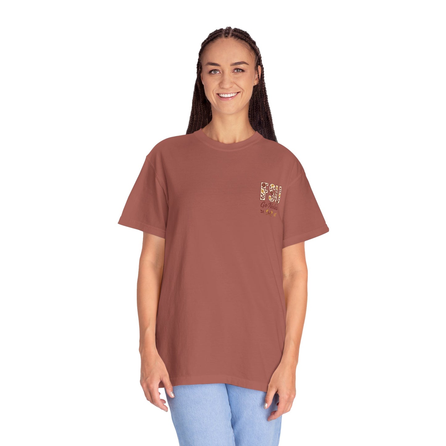 Tomahawk Nation T-Shirt, Unisex College Football Tees, Garment-Dyed Fan Apparel, Go Noles Spirit Wear, Game Day Outfit
