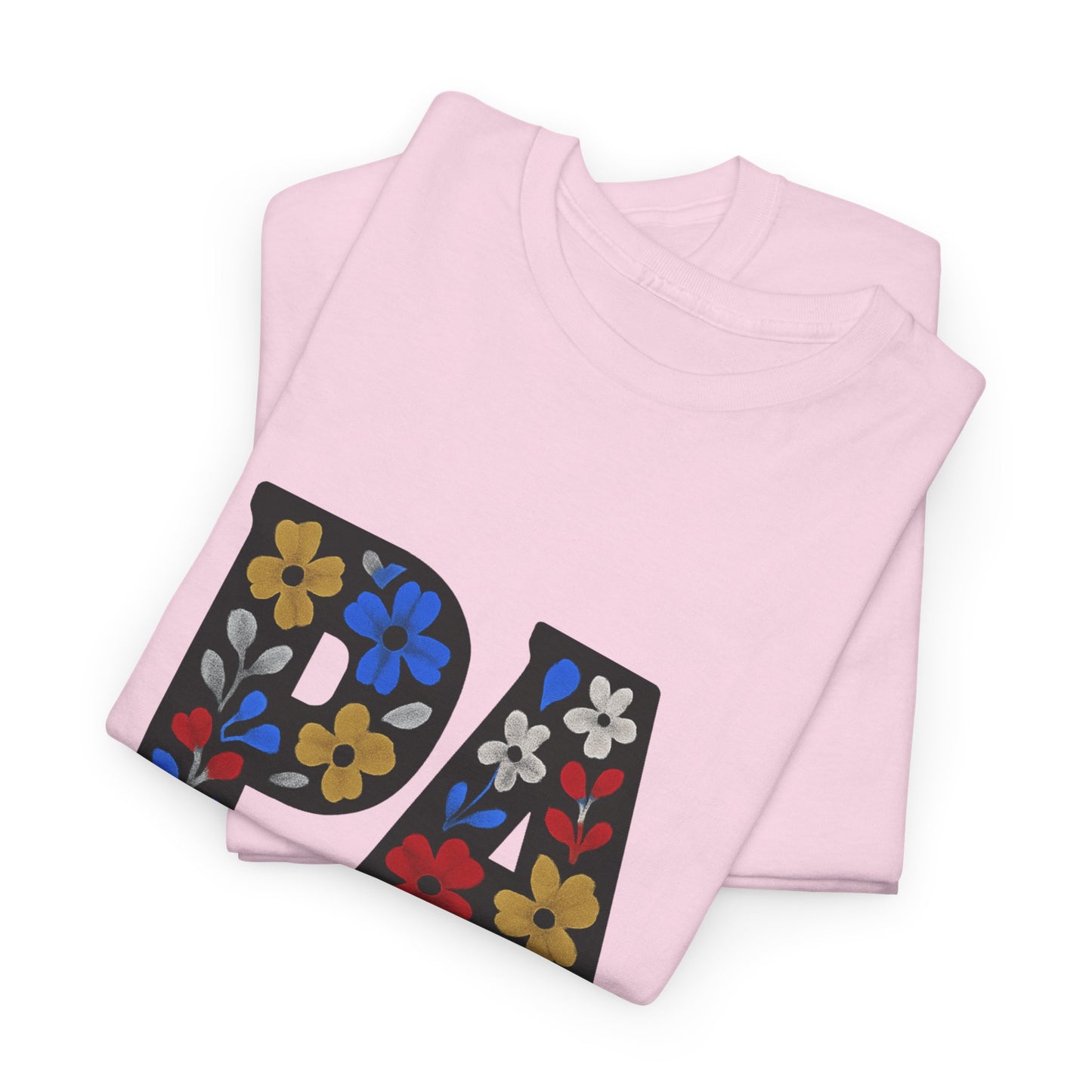 Sports Fan Tee - Floral PA Go Steelers Unisex Heavy Cotton Tee