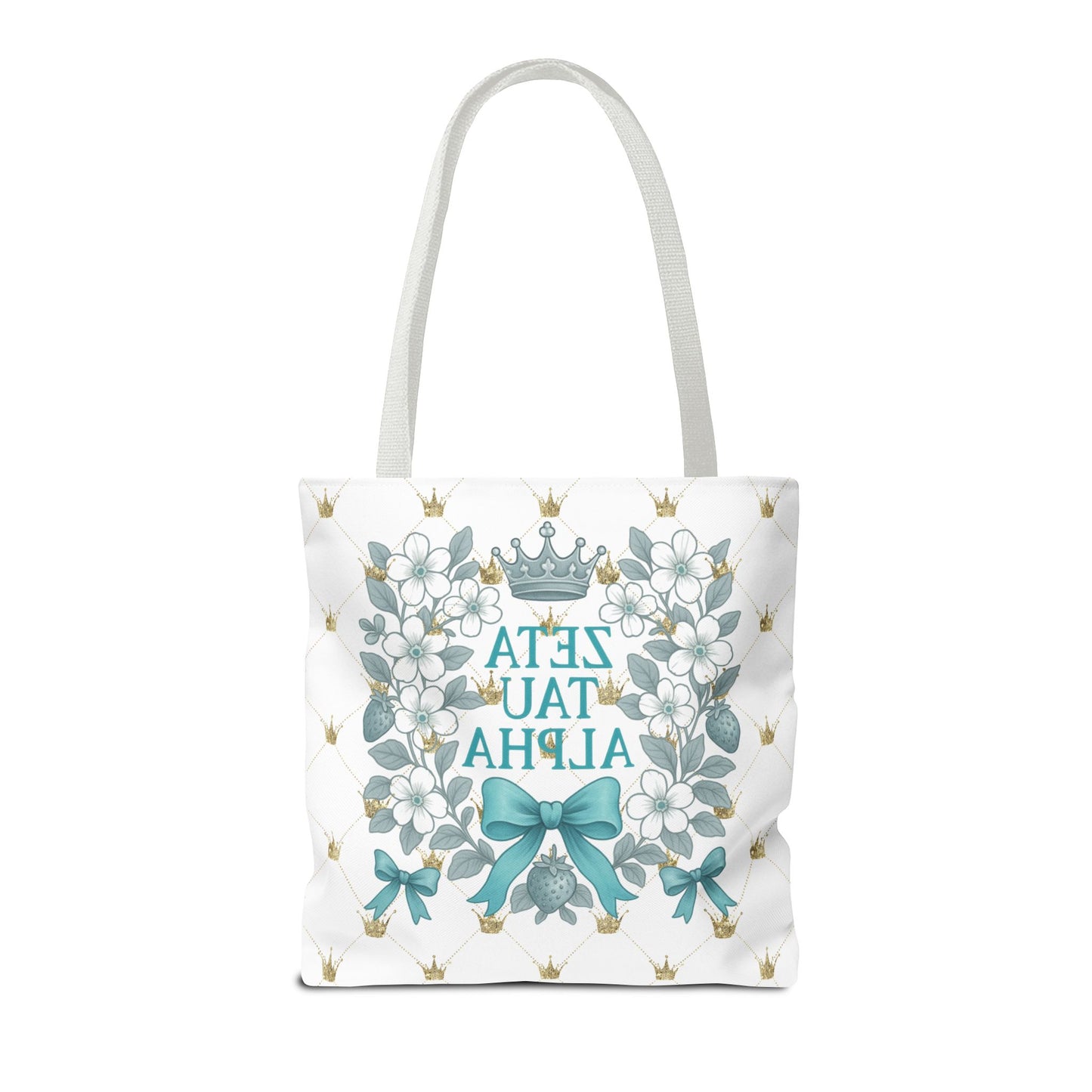 Zeta Tau Alpha Tote Bag | Sorority Bags, Floral Design, Gift for Sisters, Campus Essentials, Personalized Tote