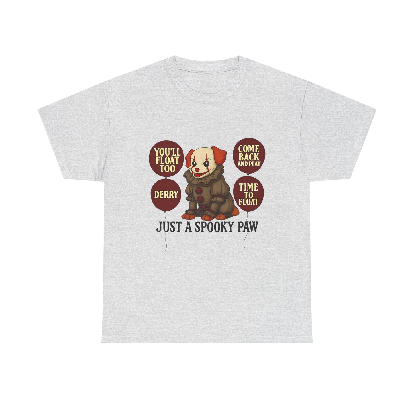 Spooky Dog Tee Clown Pup Pennywise
