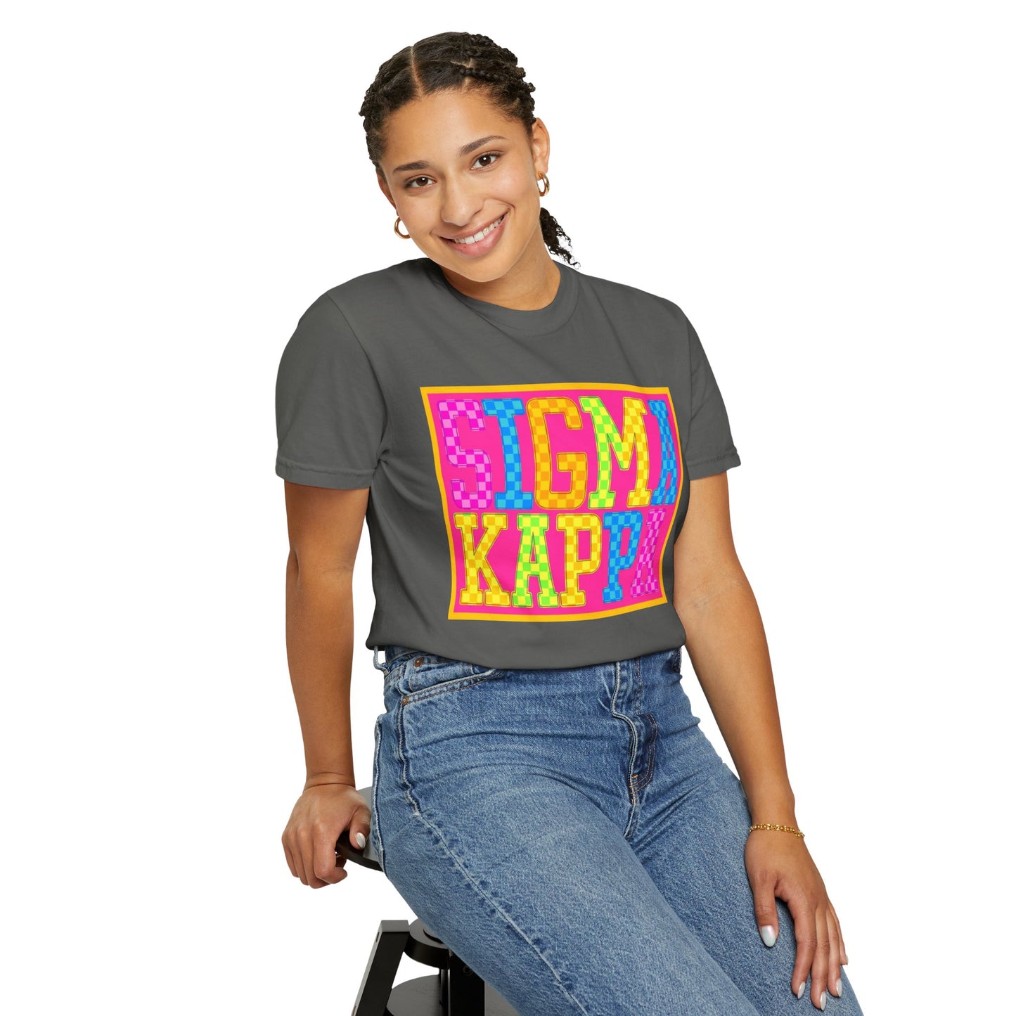 Colorful Sigma Kappa T-Shirt | Sorority Apparel