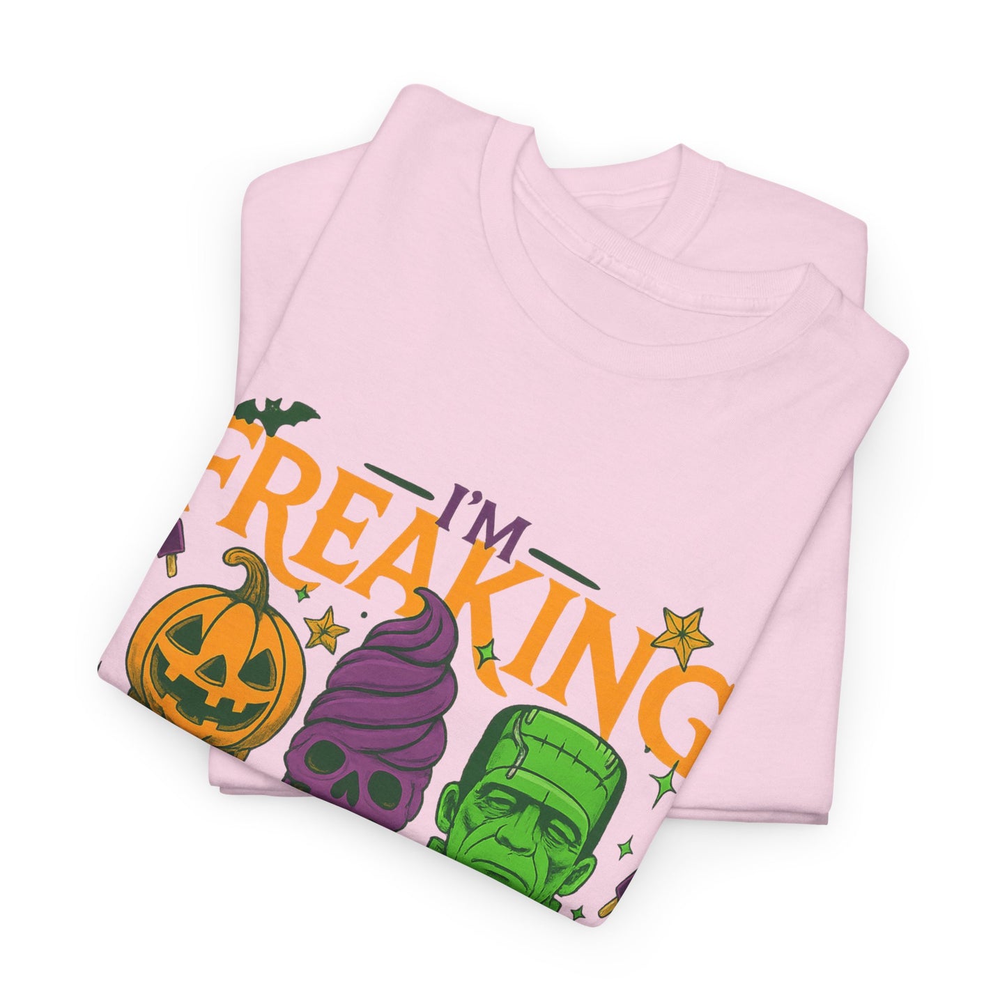 Halloween Unisex Heavy Cotton Tee, Fun Fall Shirt, Halloween Costume Top, Spooky Party Tee, Trick or Treat Apparel
