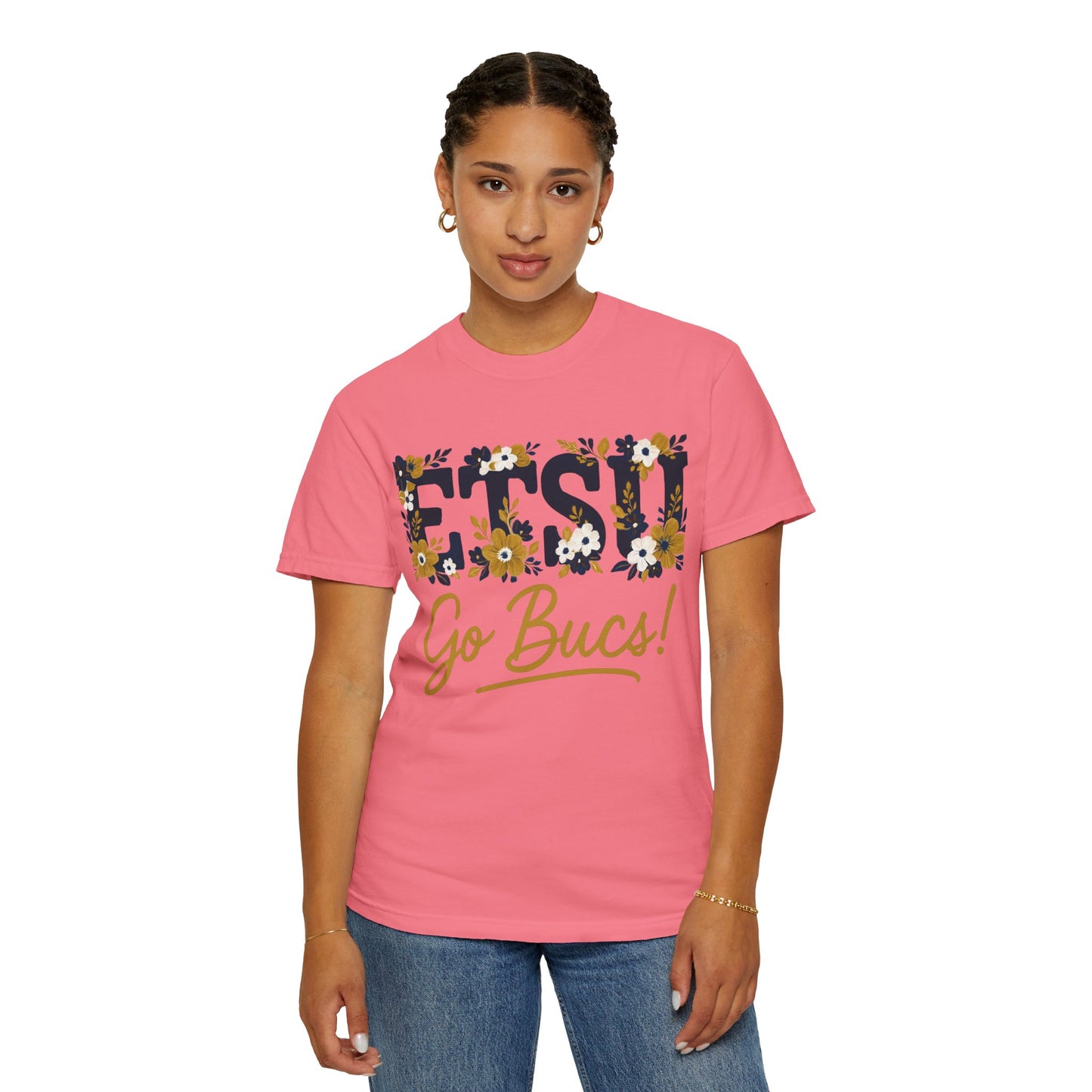 Floral Go Bucs Unisex T-shirt - College Apparel