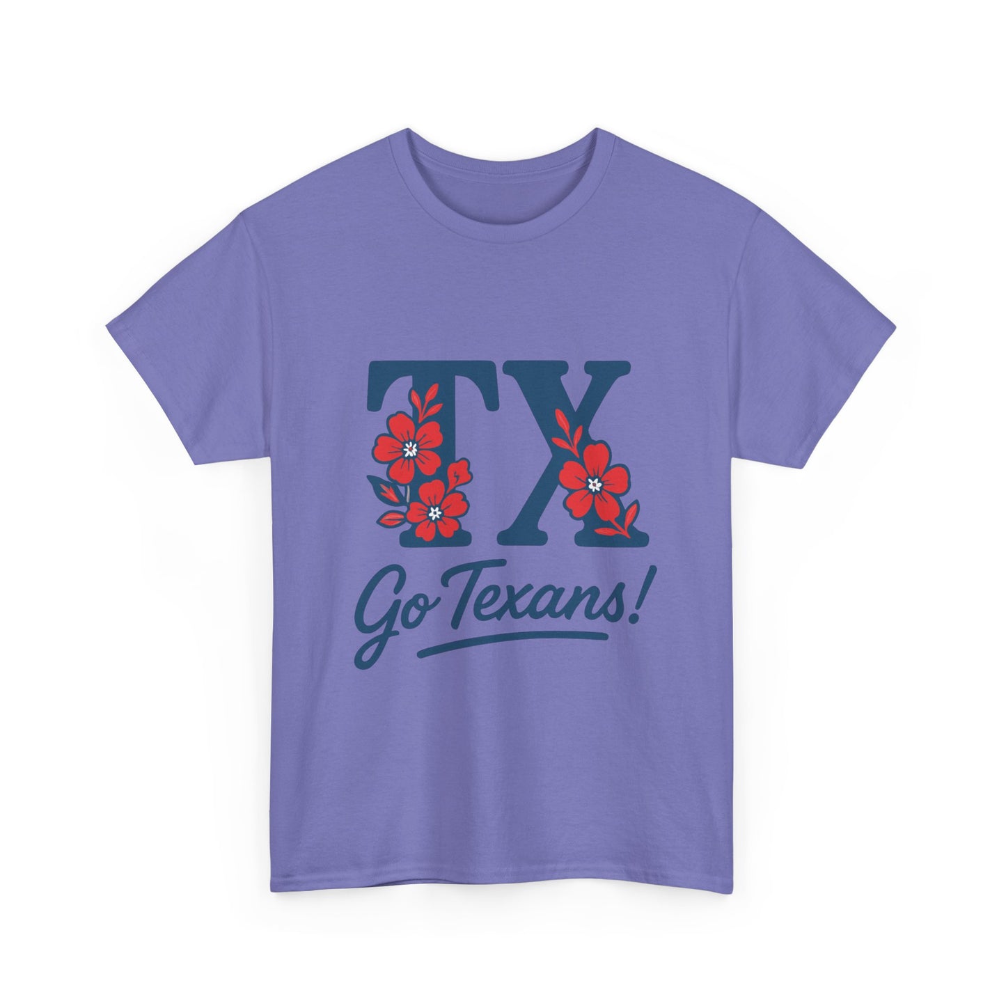 Texas Pride Unisex Cotton Tee | Go Texans! T-Shirt, Casual Wear, Game Day Shirt, Gift for Fans, Spring/Summer Style