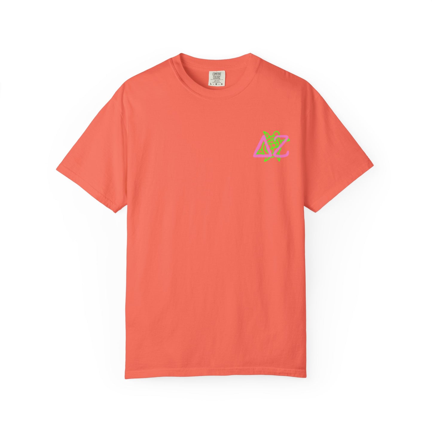 Delta Zeta Unisex T-Shirt, Sorority Shirt, Garment-Dyed Tee, Cute College Top, Sisterhood Apparel, Gift for Sorority Sisters