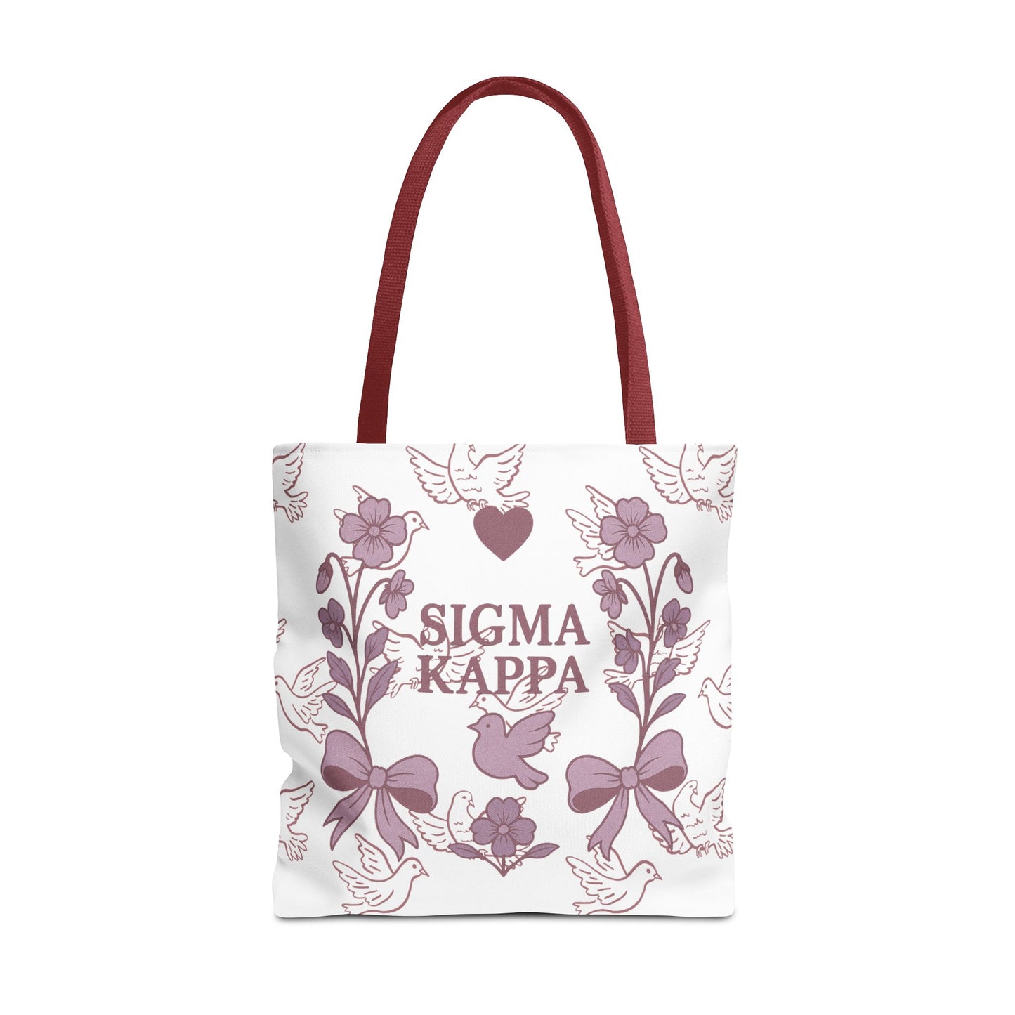Sigma Kappa Floral Tote Bag | Sorority Gift, Eco-Friendly Carry-All, College Accessory, Stylish Shopping Bag, Chic Beach Tote