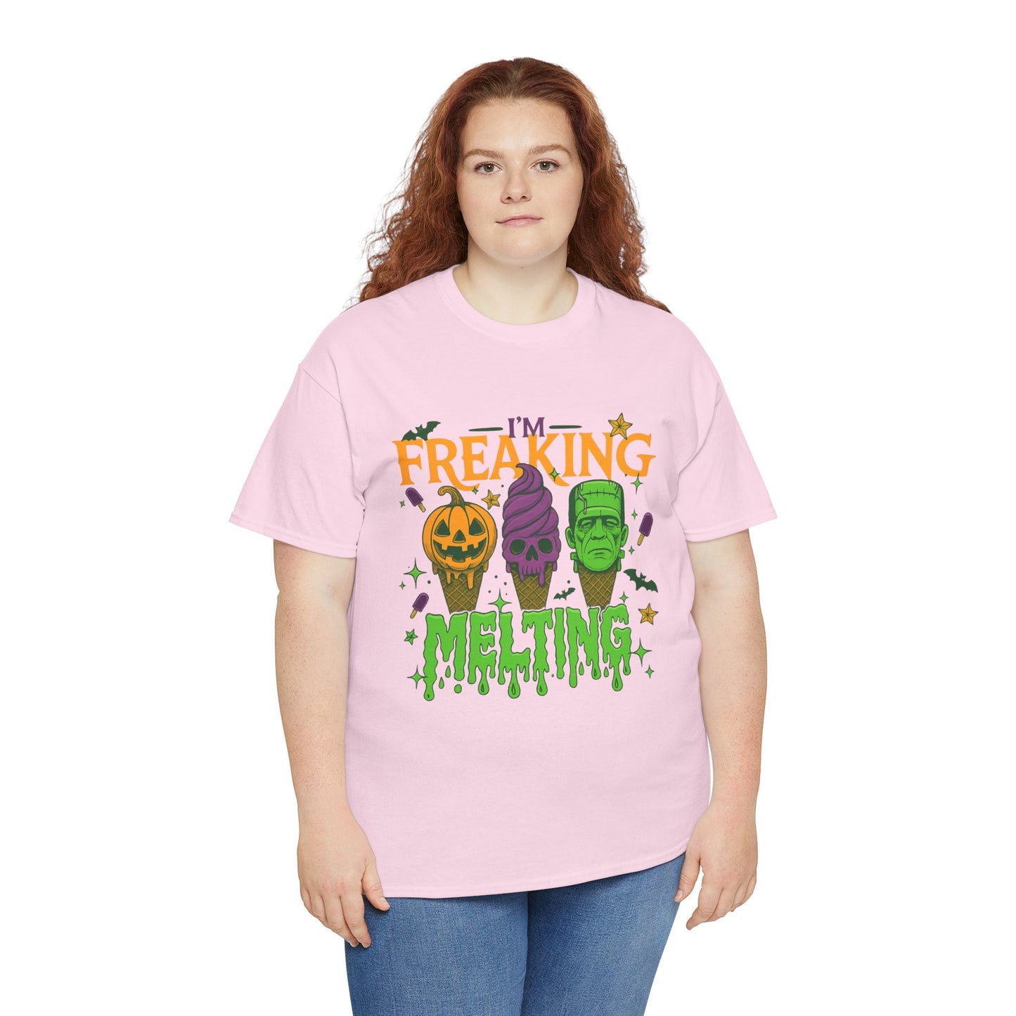 Halloween Unisex Heavy Cotton Tee, Fun Fall Shirt, Halloween Costume Top, Spooky Party Tee, Trick or Treat Apparel