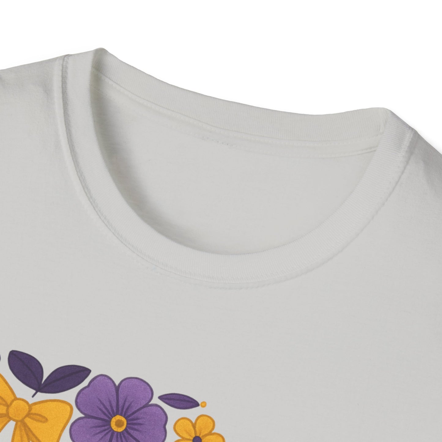Louisiana Floral Graphic Tee, Casual Unisex T-Shirt, Spring Fashion, Gift for Nature Lovers, Summer Outfit, Southern Pride