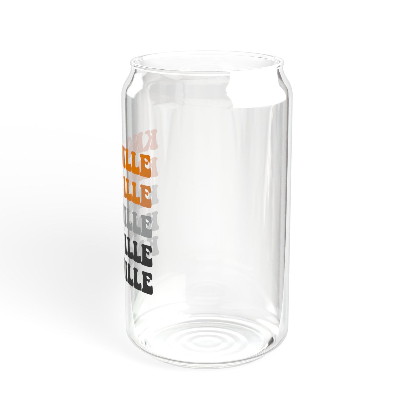 Knoxville Sipper Glass, 16oz - Stylish Drinkware for Home & Gifts, Summer Parties, Personalized Engagements, Office Decor, Eco-Friendly