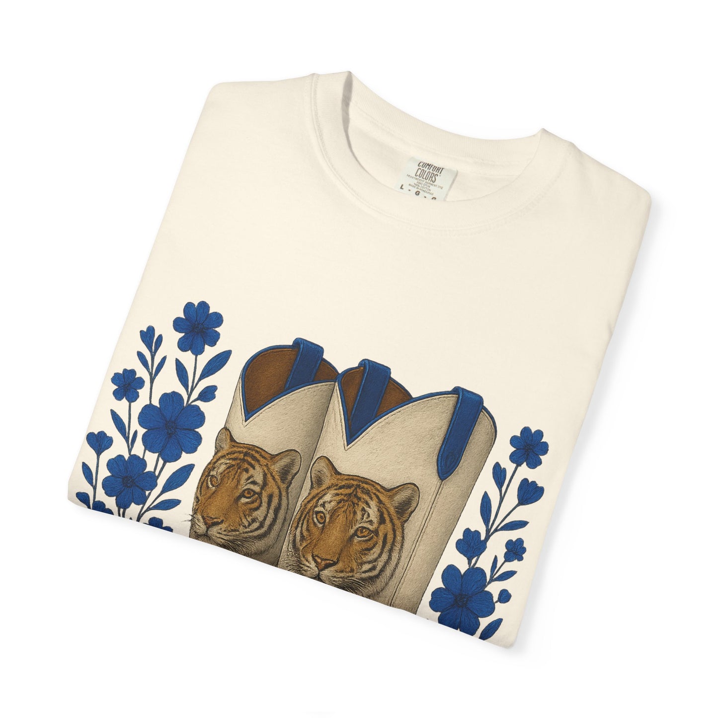 Graphic T-Shirt - Cowboy Boots & Tigress, Unisex Tee, Vintage Country Style-Memphis Tiger Fan