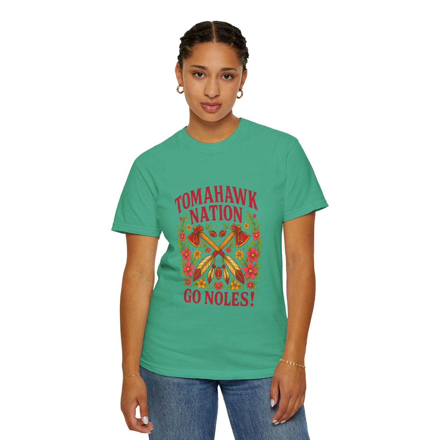 Tomahawk Nation Unisex T-shirt | Go Noles Vintage Style Tee, Perfect for Game Day, College Spirit Wear, Football Fans, Sports Apparel