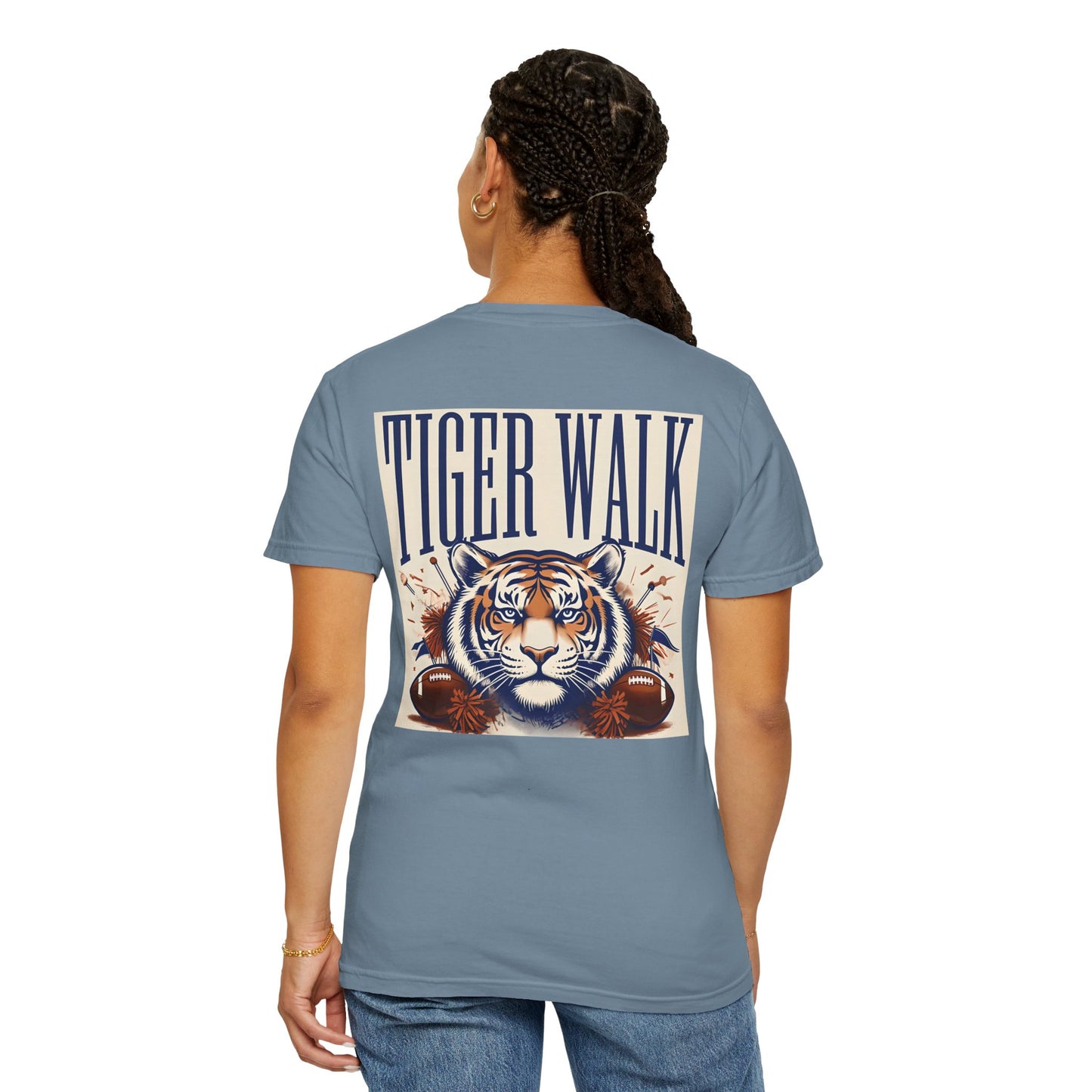War Eagle Tiger Walk Unisex T-Shirt, Casual Tee, College Apparel, Game Day Shirt, Sports Fan Gear, Gift for Auburn Fans