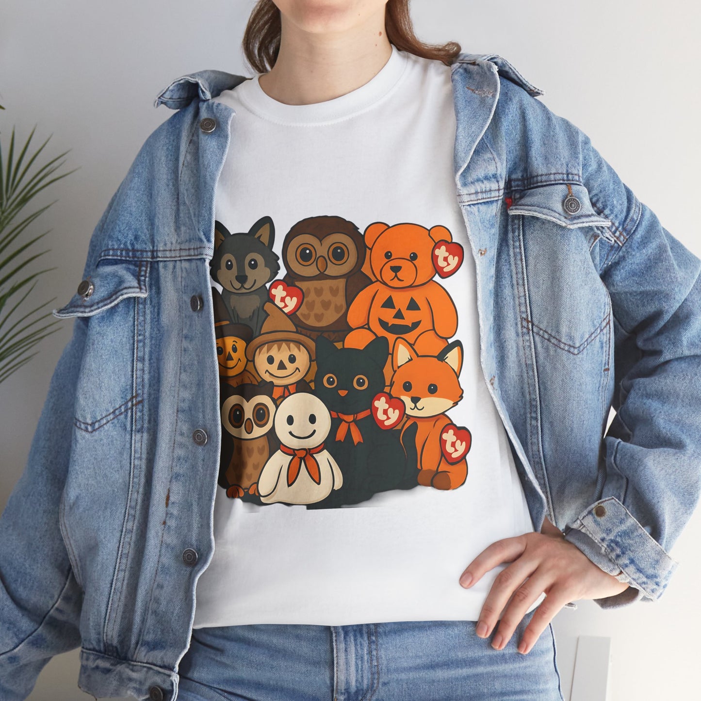 Halloween Unisex Tee - Ty Beanie Babies Design