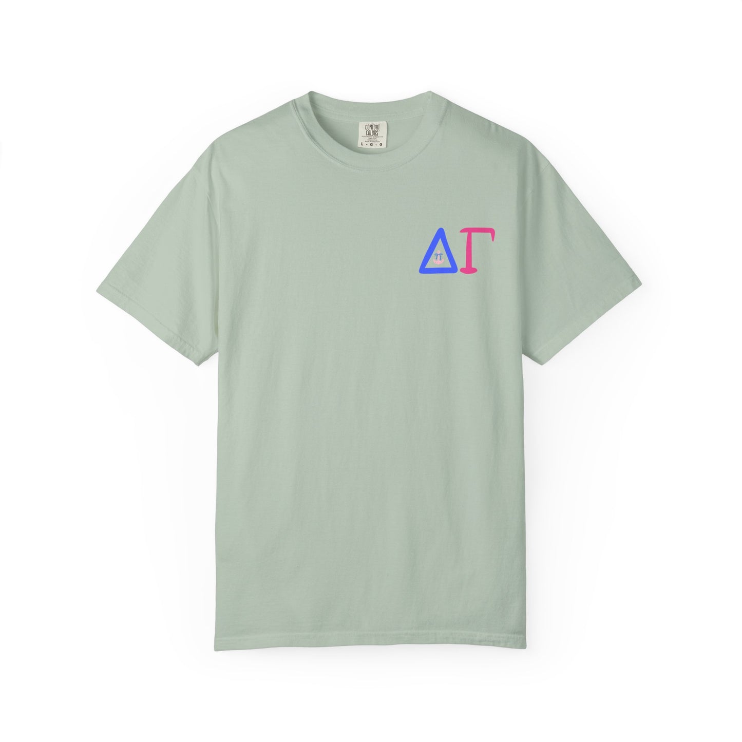 Delta Gamma Unisex Garment-Dyed T-Shirt, Sorority Pride Shirt, Nautical Design Tee, Perfect for Recruitment and Celebrations, Gift Idea