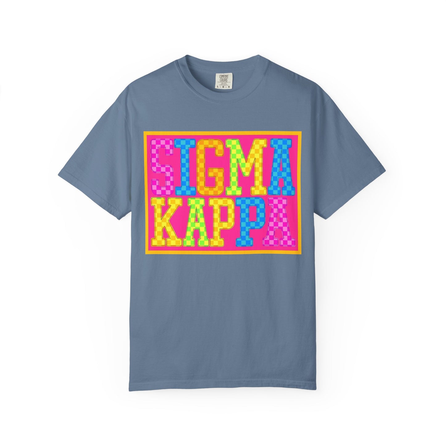 Colorful Sigma Kappa T-Shirt | Sorority Apparel