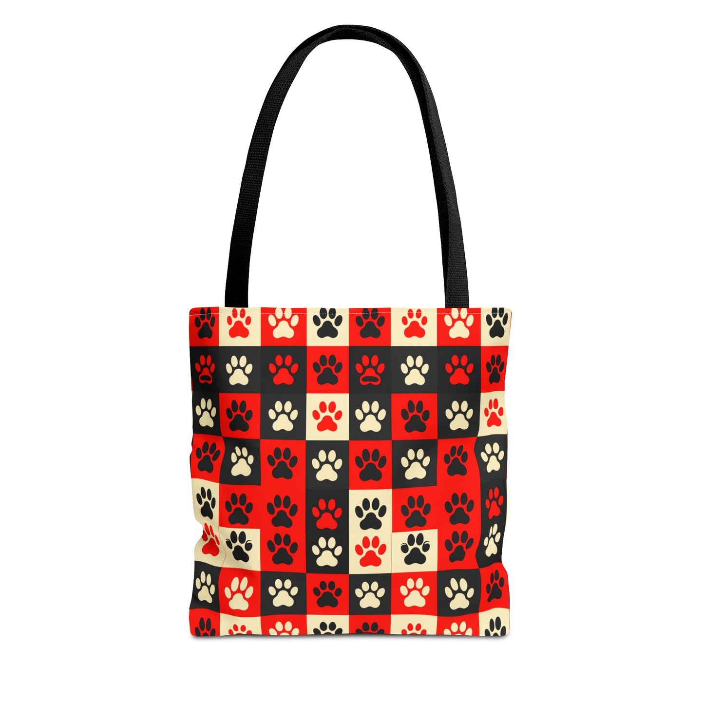 Paws Pattern Tote Bag, Stylish Eco-Friendly Bag, Game Day Bag, Go dawgs, graduation gift, alumni gift