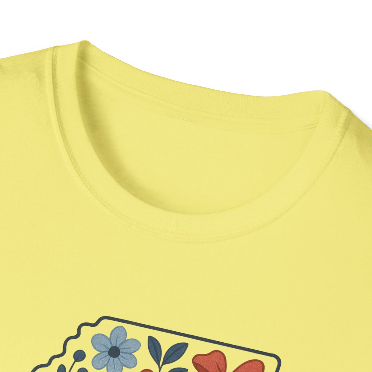 Mississippi Floral Unisex T-Shirt, Casual Tee, Gift for Her, Summer Apparel, Nature Lover Shirt, State Pride Clothing