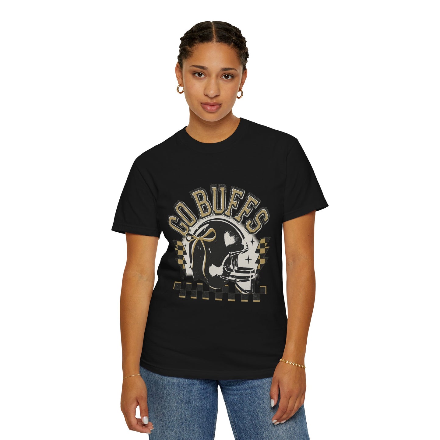 Vintage Sports Fan T-Shirt - Go Buffs Graphic Tee