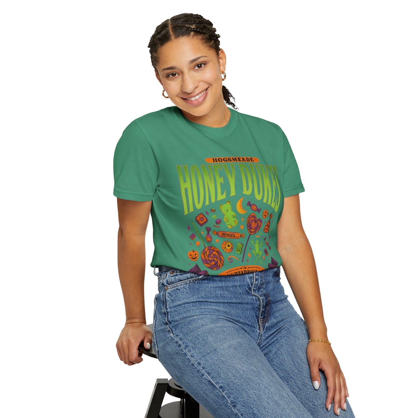 Honey Dukes Wizarding T-Shirt | Unisex Garment-Dyed Tee, Perfect for Fans, Gifts, Celebrations, Cosplay, and Everyday Wear