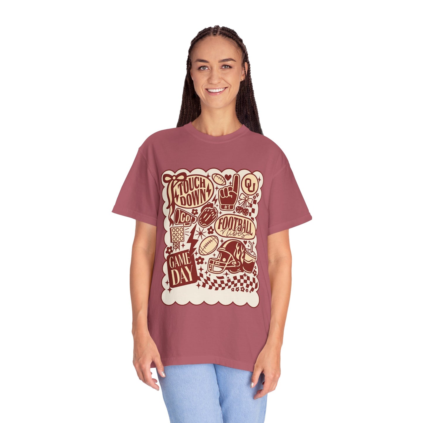 Touchdown Game Day Unisex T-shirt - Football Lover Tee, OkU Celebration