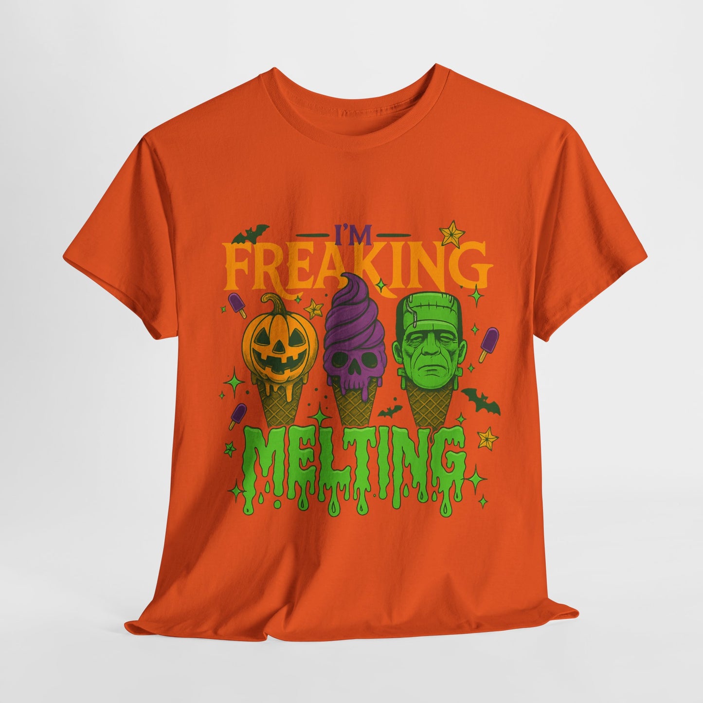 Halloween Unisex Heavy Cotton Tee, Fun Fall Shirt, Halloween Costume Top, Spooky Party Tee, Trick or Treat Apparel