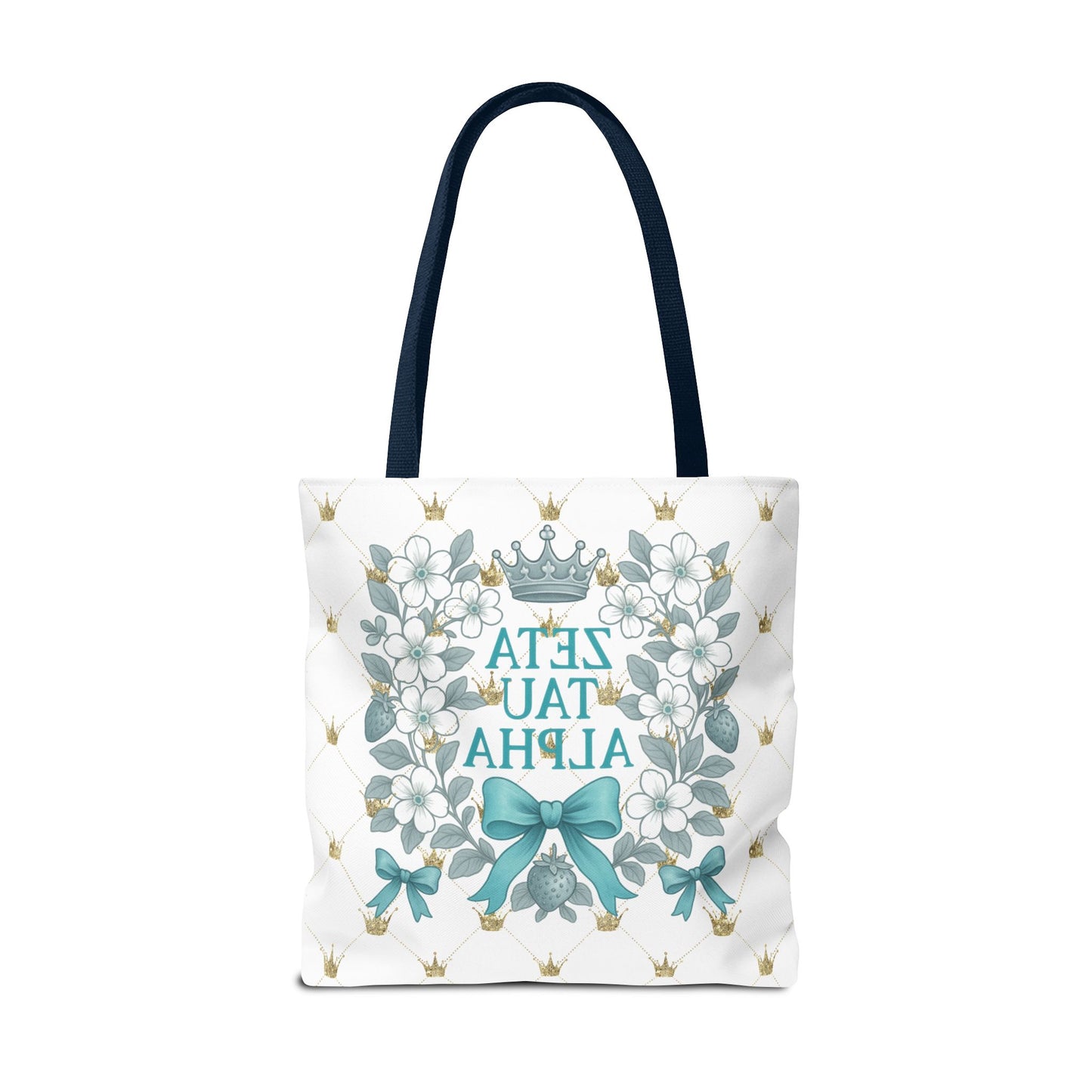 Zeta Tau Alpha Tote Bag | Sorority Bags, Floral Design, Gift for Sisters, Campus Essentials, Personalized Tote