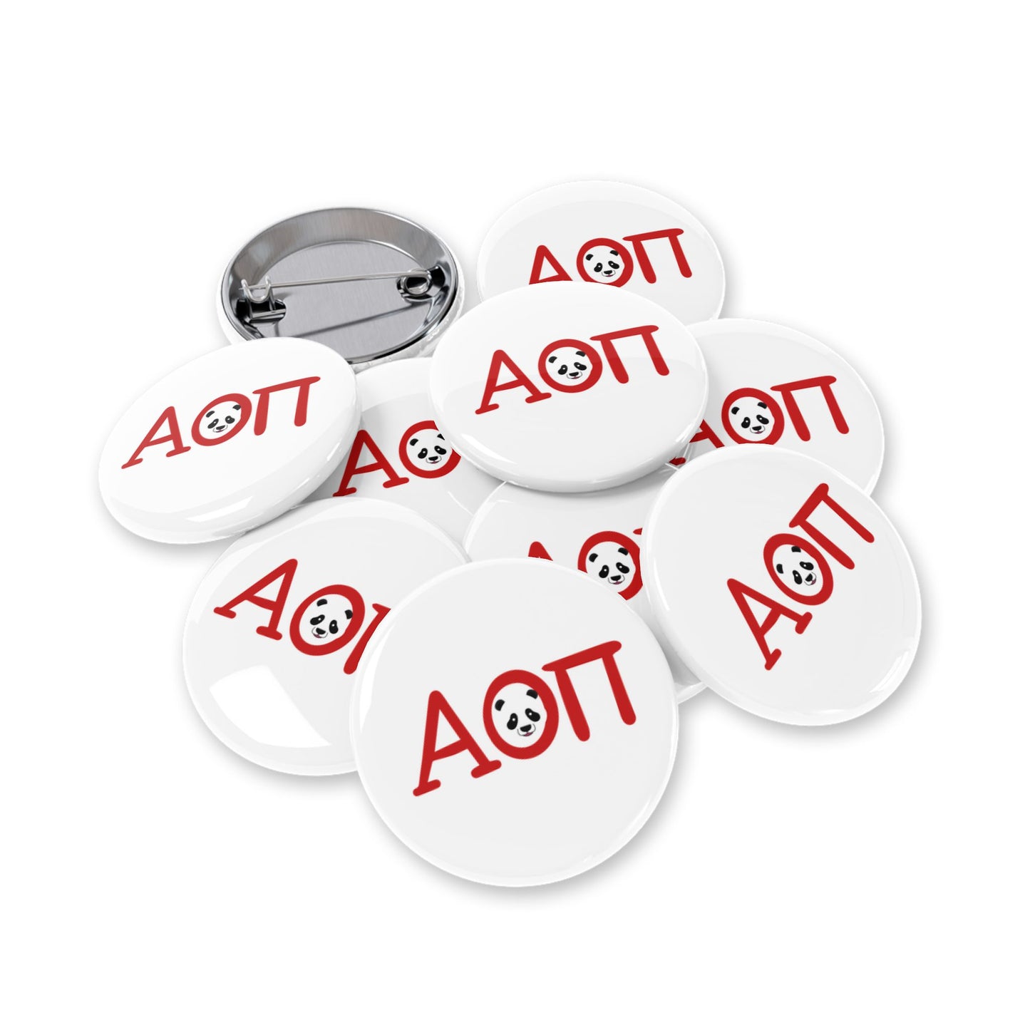 AOPi Custom Round Pins, AOPP Badge, Cute Enamel Pins, Denim Jacket Accessories, Sorority Pins, Personalized Gift Idea